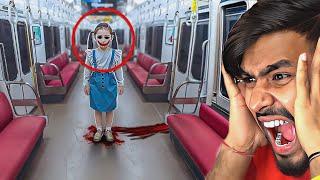 I STUCK IN A HORROR TRAIN PLATFORM 8| TECHNO GAMERZ