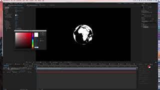 How to create a spinning globe in After Effects