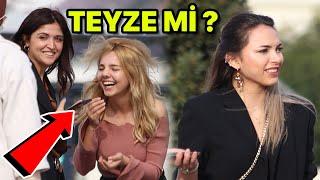 GÜZEL KIZLARA KOMİK TEYZE MUAMELESİ ( ABSÜRT KOMİK ŞAKA )