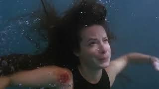 woman trapped underwater