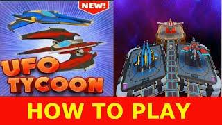 * HOW TO PLAY *  Tycoon Saves Automatically!  UFO Tycoon ROBLOX