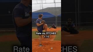 Rate my pitches 1-10 Pro Pitcher