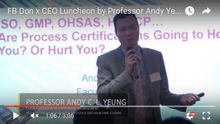 FB Don x CEO Luncheon by Professor Andy Yeung