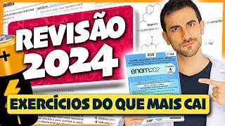 ⏰ REVISÃO DEFINITIVA ENEM 2024!! O que mais cai em QUÍMICA NO ENEM