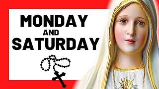 THE JOYFUL MYSTERIES. TODAY HOLY ROSARY: MONDAY & SATURDAY - THE HOLY ROSARY MONDAY & SATURDAY.