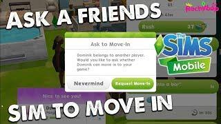 How to MOVE IN ANOTHER PLAYERS SIM in The Sims Mobile