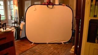 Lastolite 5x6 Collapsible Background - How To Fold It Back Up!