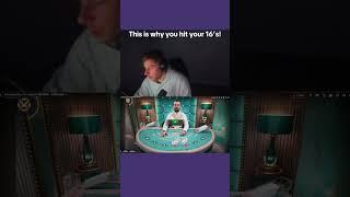 Hit your 16’s people! #chickengame #chicken #stevewilldoit  #blackjack #xposed #casino