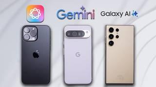 Apple Intelligence vs Gemini vs Galaxy AI: ALL FEATURES EXPLAINED