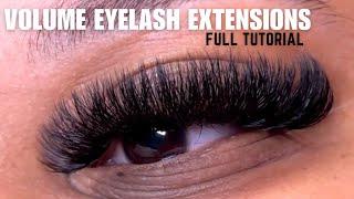 Full Volume Eyelash Extension Tutorial | The BEST TECHNIQUES for Beginners