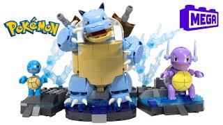 Building MEGA Pokemon Squirtle Evolution - LEGO Pokemon Speed Build