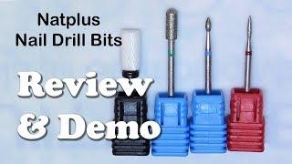 Natplus Nail Drill Bits - review & demo