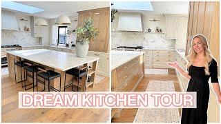 *NEW* FULL KITCHEN TOUR + Ultimate Kitchen Storage Ideas! Neutral Farmhouse Kitchen 