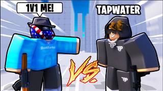 I 1v1ed TapWater in Roblox Rivals...