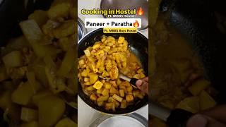 Cooked Paneer & Paratha| Hostel Edition #mbbs #aiims #medicalcollegelife #mbbslife #vial #trending