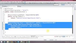 Importing Excel in Spring MVC Framework