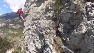 Via Ferrata, Les Rois Mages, Aussois, France, with Stuart Weightman