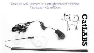 CatLABS Darkroom LED safelight (45cm/110cm) product overview