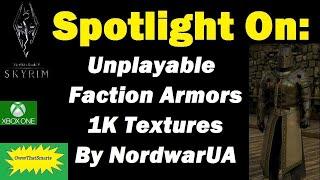 Skyrim (mods) - Chuck - Spotlight On: Unplayable Faction Armors - 1K Textures | By NordwarUA