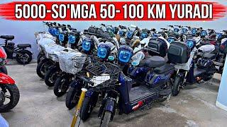 ELEKTRO SKUTER NARXLARI ATIGA 5000-SO’MGA 50-100 KM YURADI