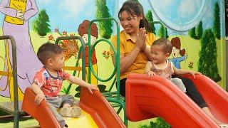 peaceful days with the children, waiting for results from the government