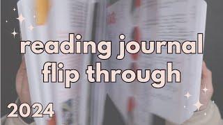 2024 READING JOURNAL FLIP THROUGH