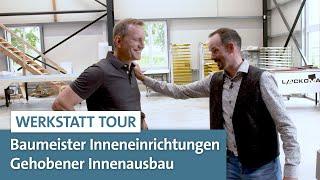 Ein Muss: Oberflächenveredelung | Werkstatt Tour | LIGNA.TV #handwerk #roomtour