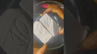 Frozen chalk in boiling water - I was impatient during the @OxideFabricDollAsmr experiment 