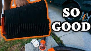 Camco 20 Ft Sidewinder RV Sewer Hose Support - Review