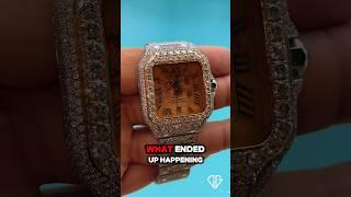 Wait till the end for the watch transformation. #cartier #transformation #diamondjewellery #diamond