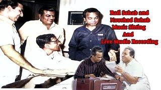 Rafi Sahab And Naushad Sahab Music Sitting And Live Studio Recording | Must Watch