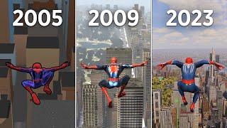 Jumping From the Highest Points in Spider-Man Games