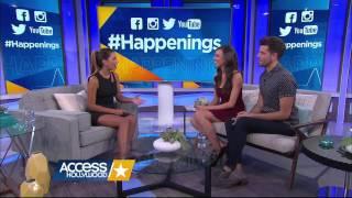 Liz Hernandez - leggy in high slit skirt & strappy high heels - Sept 14 2015