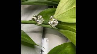 Серьги с бриллиантами 2.12 ct