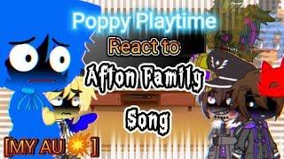 Poppy Playtime React to Afton Family Song[OLD AU][️Read the Description]Poppy Playtime|Gacha Club