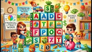 The A to Z Learning of Financial Literacy Words for Smart Kids