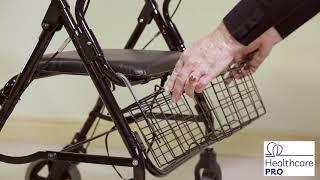 Mobility Care® Aluminium 4 Wheeled Rollator | Taking a closer look