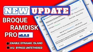 Wow Broque Ramdisk PRO Update, A12+ Untethered Bypass, Missing Bootfile, Hello Screen Bypass