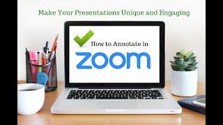 How to Use the Annotation Tools in Zoom