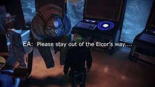 Elcor (Mass Effect) admits Microtransaction Addiction to Shepard.