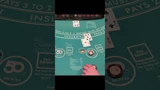 WAS THIS THE CORRECT BLACKJACK PLAY!? BIG DOUBLE DOWN ON BLACKJACK IN LAS VEGAS!  #allcasinoaction
