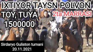 IHTIYOR TAYSN POLVONNING SIRDARYODA KATTA KO'PKARIDA 2 TA MARRASI,#GULISTON TUMANI 20.11.2021,