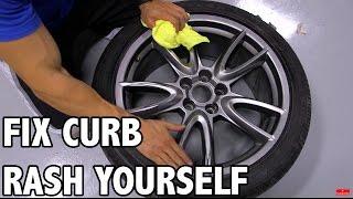 Fix Curb Rash Wheels at Home - Tutorial