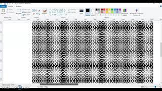 How to create fractals in MS Paint