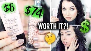 MOST EXPENSIVE PRIMER I'VE TRIED vs. $8 Drugstore Dupe!? Guerlain Meteorites Base First Impression