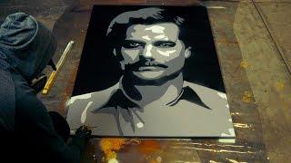 Plata o Plomo - Narcos Spray Paint Piece - Apo Avedissian