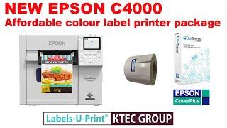 EPSON C4000 Colour Label Printer -Labels-U-Print ® - KTEC GROUP UK