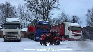 Обзор фронтального погрузчика Landformer ФПУ-200 для ременных мини-тракторов