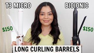  Ultimate Curling Iron Showdown: T3 Micro SinglePass Curl X vs. BioIonic Long Curling Barrel! 