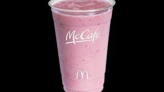 How to make a McDonalds strawberry banana smoothie